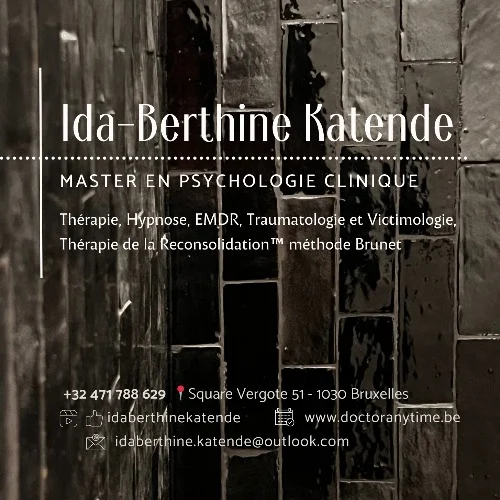 Ida-Berthine Katende Psychologue et Thérapie de la Reconsolidation (méthode Brunet): Book an online appointment