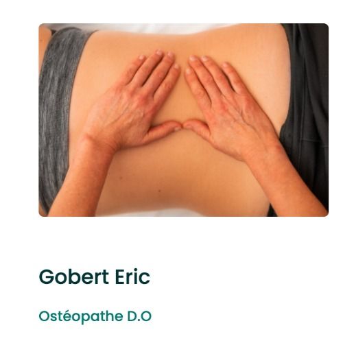 Eric Gobert (Ostéopathe) | doctoranytime