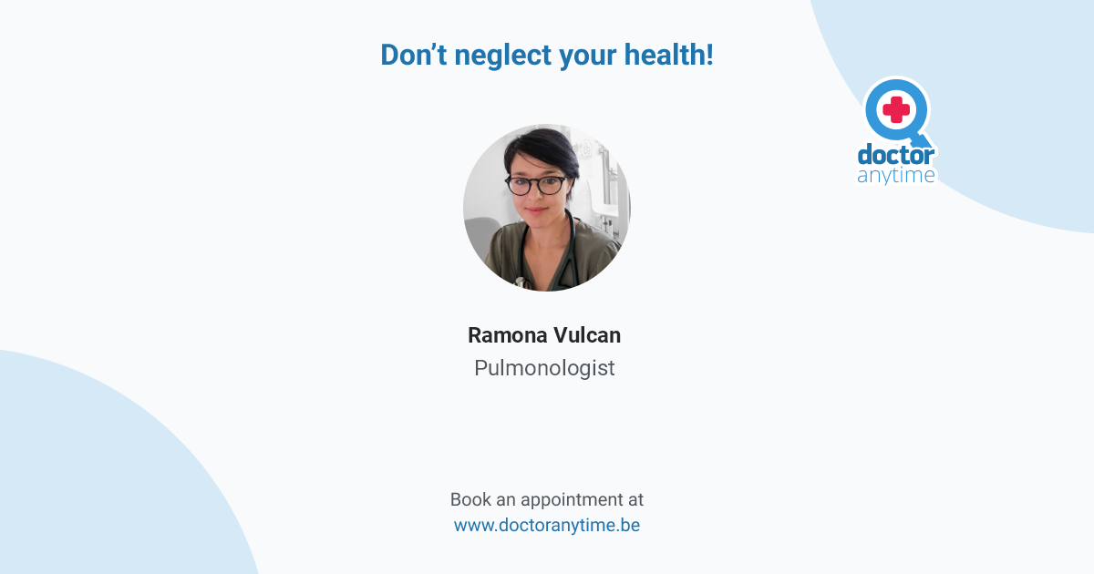 Dr Ramona Vulcan Pulmonologist Book an online appointment
