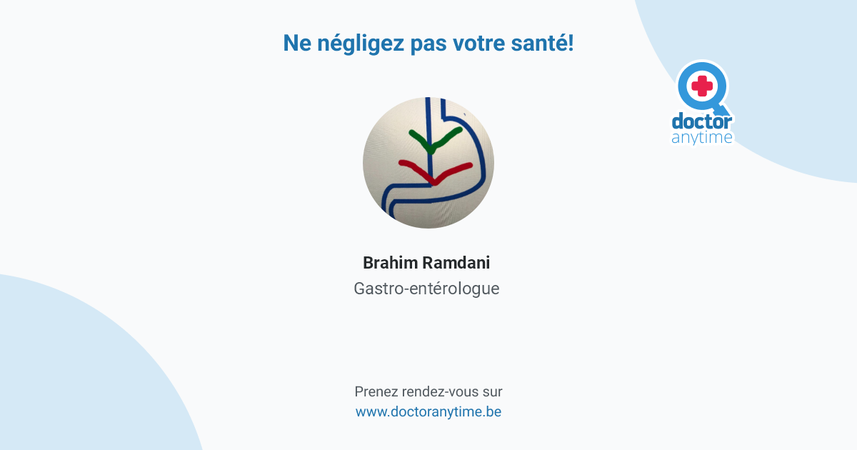 Dr Brahim Ramdani (Gastro Entérologue) Prenez rendezvous en ligne